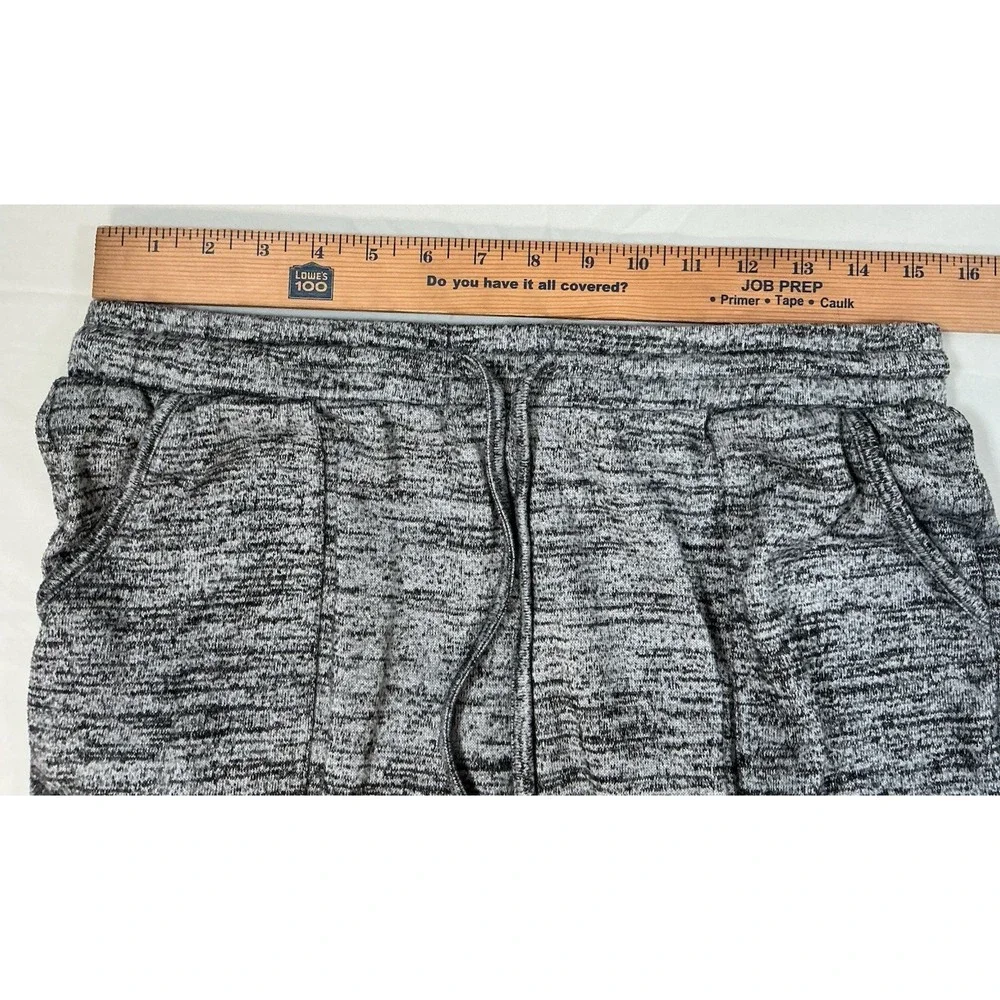 Ink & Ivy Hacci Knit Lounge 2 Pc Set Pullover Top/Pant Pull On Large Gray